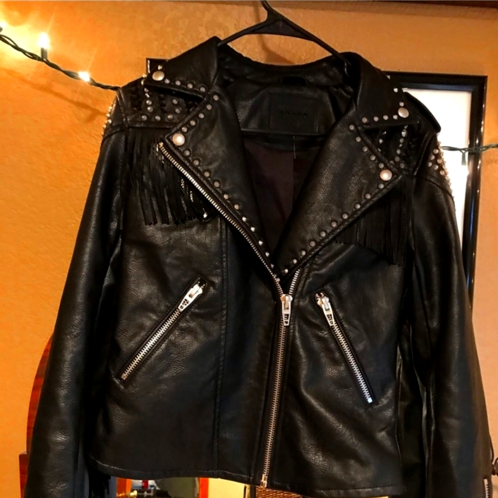 Blank NYC leather jacket